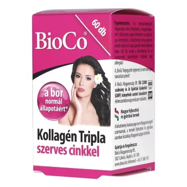 Vitamin BIOCO Kollagén tripla 60 darab
