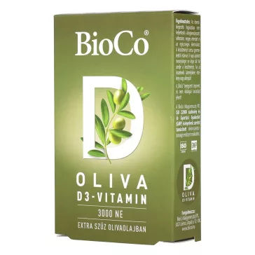 Vitamin BIOCO Oliva D3 3000 NE 60 darab