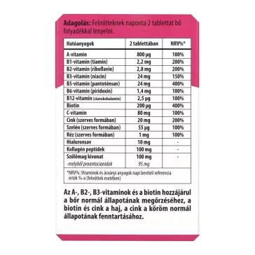 Vitamin BIOCO Szépség extra 60 darab
