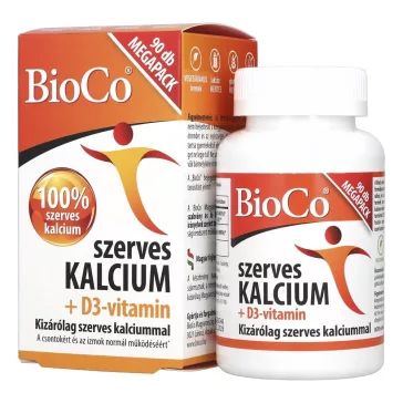 Vitamin BIOCO Szerves Kalcium + D3 megapack 90 darab