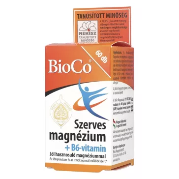 Vitamin BIOCO Szerves Mg + B6 60 darab