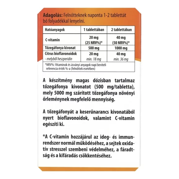 Vitamin BIOCO Tőzegáfonya extra 60 darab Vitamin BIOCO Tőzegáfonya extra 60 darab