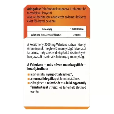 Vitamin BIOCO Valeriána max 60 darab
