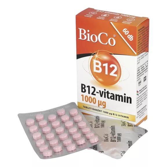Vitamin BIOCO B12 1000 mcg 60 darab Vitamin BIOCO B12 1000 mcg 60 darab