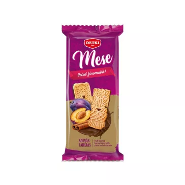 Keksz DETKI mese szilvás-fahéjas étcsokoládés 180 g
