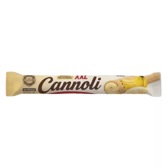 Töltött ostya rúd BELISSIMO Cannoli banán 42 g Töltött ostya rúd BELISSIMO Cannoli banán 42 g