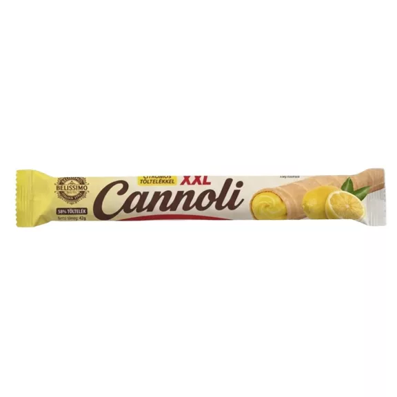 Töltött ostya rúd BELISSIMO Cannoli citrom 42 g Töltött ostya rúd BELISSIMO Cannoli citrom 42 g