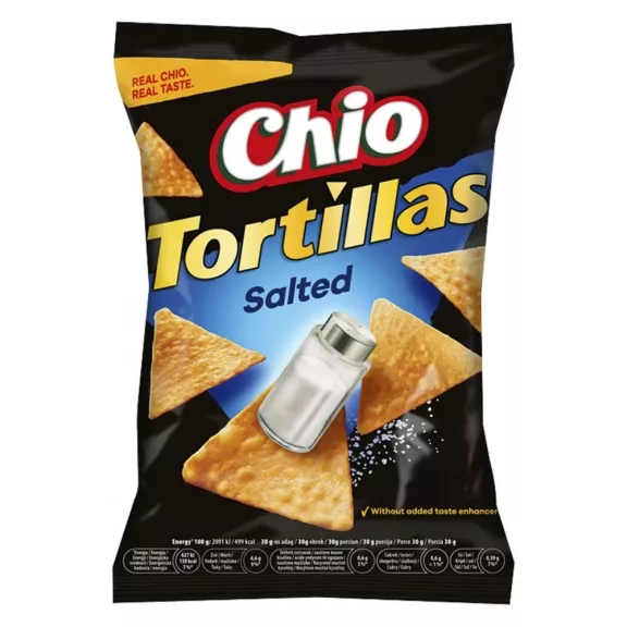 Tortilla chips CHIO sós 110 g Tortilla chips CHIO sós 110 g