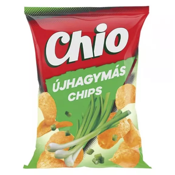 Burgonyachips CHIO Újhagymás 60 g Burgonyachips CHIO Újhagymás 60 g