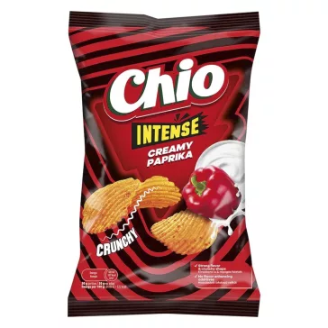 Burgonyachips CHIO Intense Tejfölös paprika 55 g