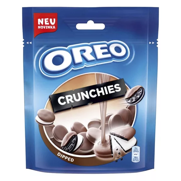Keksz OREO Crunchies bites dipped vaníliás 110 g Keksz OREO Crunchies bites dipped vaníliás 110 g