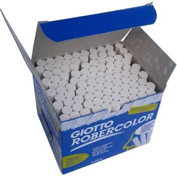 Táblakréta GIOTTO Robercolor fehér kerek 100 darabos