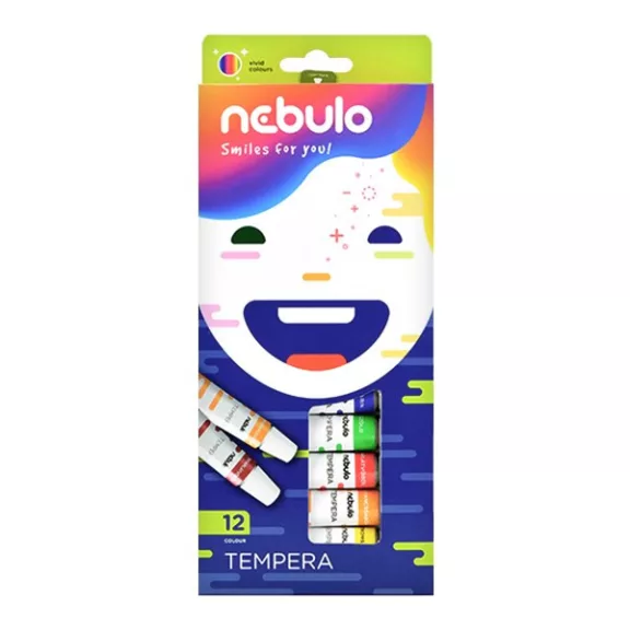 Tempera NEBULO 12 ml 12 darabos Tempera NEBULO 12 ml 12 darabos