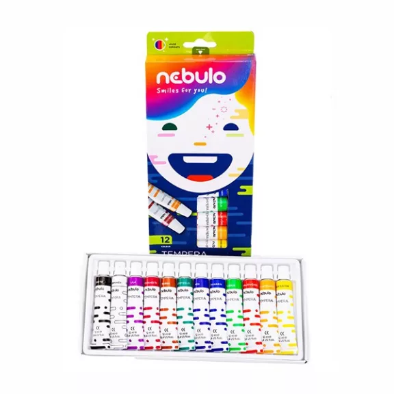 Tempera NEBULO 12 ml 12 darabos Tempera NEBULO 12 ml 12 darabos