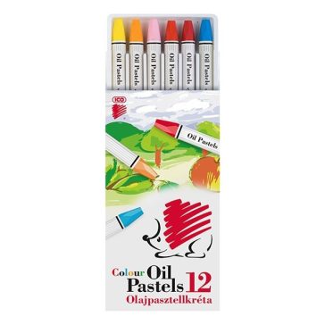 Olajpasztell ICO Süni színes 12 darabos