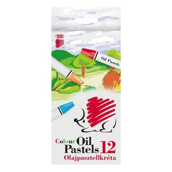 Olajpasztell ICO Süni színes 12 darabos