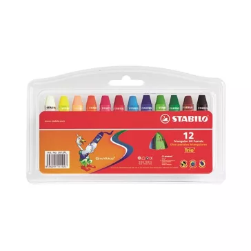 Olajpasztell STABILO 2612 12 darabos
