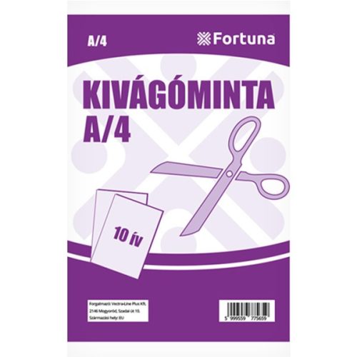 Kivágóminta FORTUNA A/4 10 íves