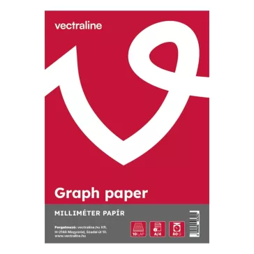Milliméter papír VECTRALINE A/4 100 lapos