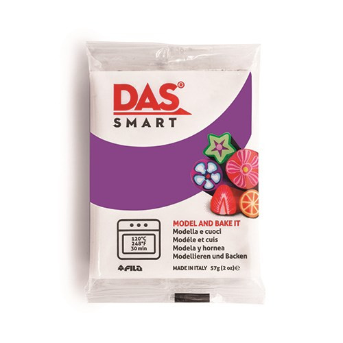Gyurma DAS Smart süthető és modellező gyurma 57 g lila