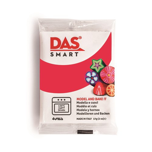 Gyurma DAS Smart süthető és modellező gyurma 57 g piros