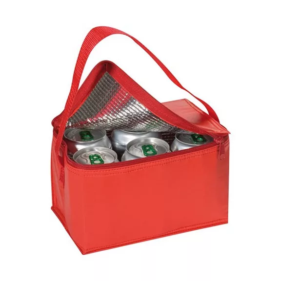 Hűtőtáska mini vállpánttal piros