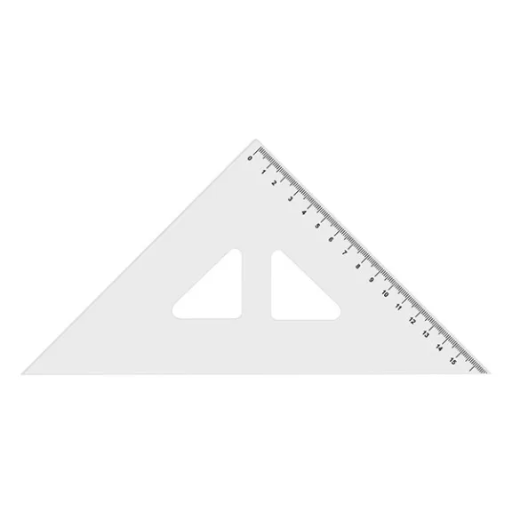 Vonalzó KOH-I-NOOR 744150 háromszög átlátszó 45°/177 Vonalzó KOH-I-NOOR 744150 háromszög átlátszó 45°/177