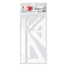 Vonalzókészlet ICO Süni 4 darabos