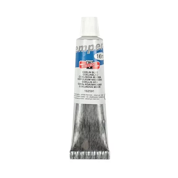 Tempera KOH-I-NOOR 162591 16ml coelinkék Tempera KOH-I-NOOR 162591 16ml coelinkék