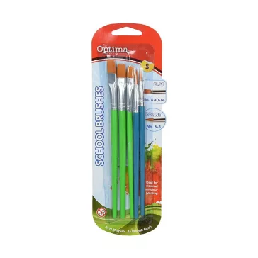   Ecset készlet OPTIMA economy kerek (6,8) és lapos (6,10,14)