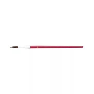 Ecset ICO póniszőr festett fanyelű 12-es 12 db/csomag