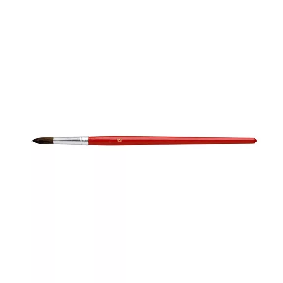 Ecset ICO póniszőr festett fanyelű 12-es 12 db/csomag