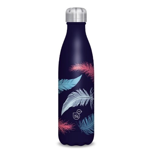 Kulacs duplafalú ARS UNA fém 500 ml Feather sötét