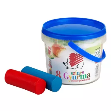 Gyurma ICO Süni színes 8 színű vödörben 700 g