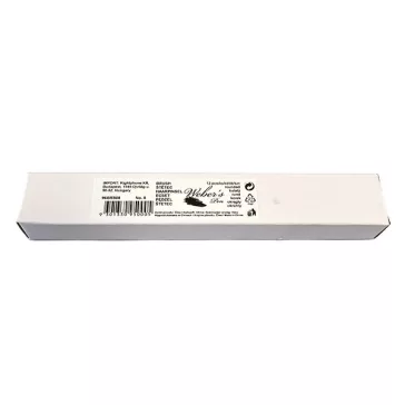 Ecset WEBER'S kerek festett nyelű 8-as