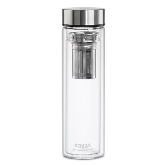 Kulacs XAVAX üveg szűrőbetéttel 450ml Kulacs XAVAX üveg szűrőbetéttel 450ml
