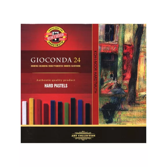 Zsírkréta KOH-I-NOOR GioConda szögletes 24 színű Zsírkréta KOH-I-NOOR GioConda szögletes 24 színű