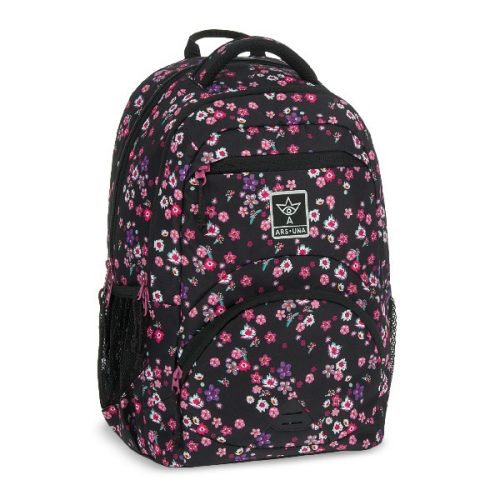 Hátizsák ARS UNA ergonomikus 27L Pearl Blossom Black