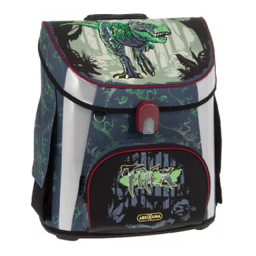   Iskolatáska ARS UNA kompakt easy ergonómikus mágneszáras T-Rex