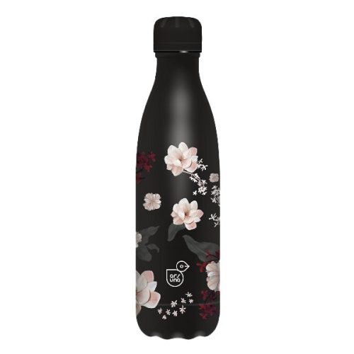 Kulacs duplafalú ARS UNA fém 500 ml Flowery Black