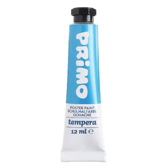 Tempera PRIMO 12 ml 4 neon + 8 metál 12 szín/készlet