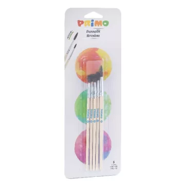 Ecset készlet PRIMO kerek (2,3,4,5,8) 5 darabos
