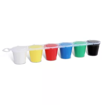 Ujjfesték PRIMO tégelyes 40 ml 6 szín/készlet
