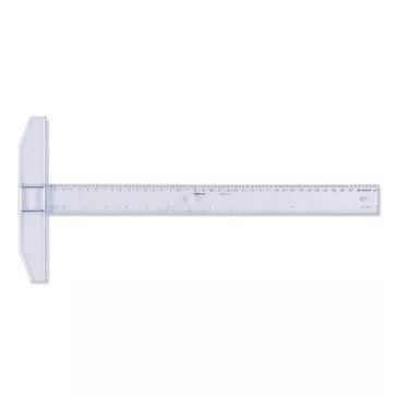 T-Vonalzó ARISTO fix fejjel 40 cm víztiszta