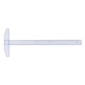 T-Vonalzó ARISTO fix fejjel 75 cm víztiszta