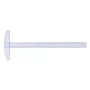 T-Vonalzó ARISTO fix fejjel 75 cm víztiszta