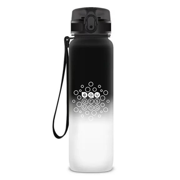 Kulacs ARS UNA műanyag matt BPA-mentes motivációs ombre 1 liter Black & White Kulacs ARS UNA műanyag matt BPA-mentes motivációs ombre 1 liter Black & White