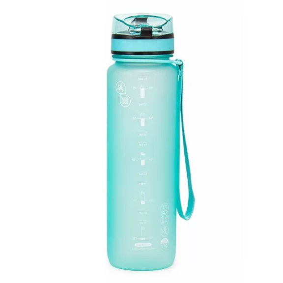Kulacs ARS UNA műanyag matt BPA-mentes motivációs 1 liter Mint Kulacs ARS UNA műanyag matt BPA-mentes motivációs 1 liter Mint
