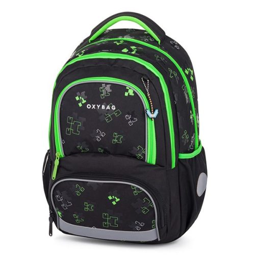 Hátizsák OXY Next green cube