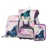 Iskolatáska szett OXY Premium One 3 részes Horse tolltartóval és tornazsákkal